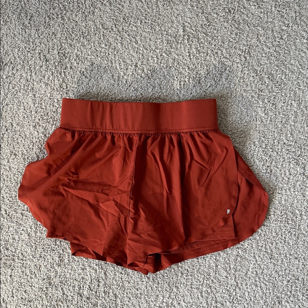 Women's Athletic Shorts in Red